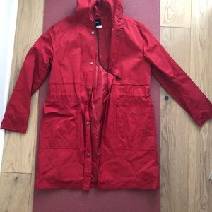 Red Rain Jacket
